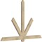 Ekena Millwork Kennewick Rough Sawn Timber Gable Bracket, Douglas Fir, 72"W x 48"H x 2"D x 4"F, 16/12 Pitch GBW072X48X0204KEN00RDF - alternate 3